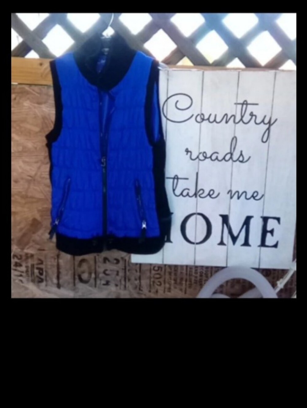 Calvin Klein Royal Blue Quilted Accent Vest Calvin Klein performance#mp3 zipper
